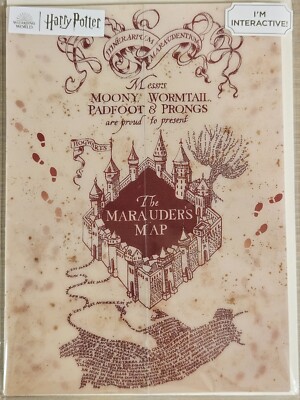 Papyrus HARRY POTTER Interactive Birthday Card w/Envelope  New
