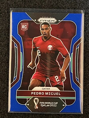 2022 Panini Prizm FIFA World Cup Qatar #189 Pedro Miguel Blue /299 Rookie 
