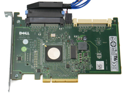 Dell UCS-61 SAS Raid Controller Card ICES-003 inkl 4 Stecker Kabel Original Dell