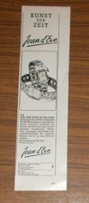 Seltene Werbung vintage JEAN D'EVE UP SIDE DOWN Uhr 1988