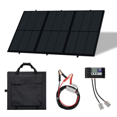 300W Faltbar Tragbar Solarpanel Powerstation Wohnmobil Autobatterie Camping Boot