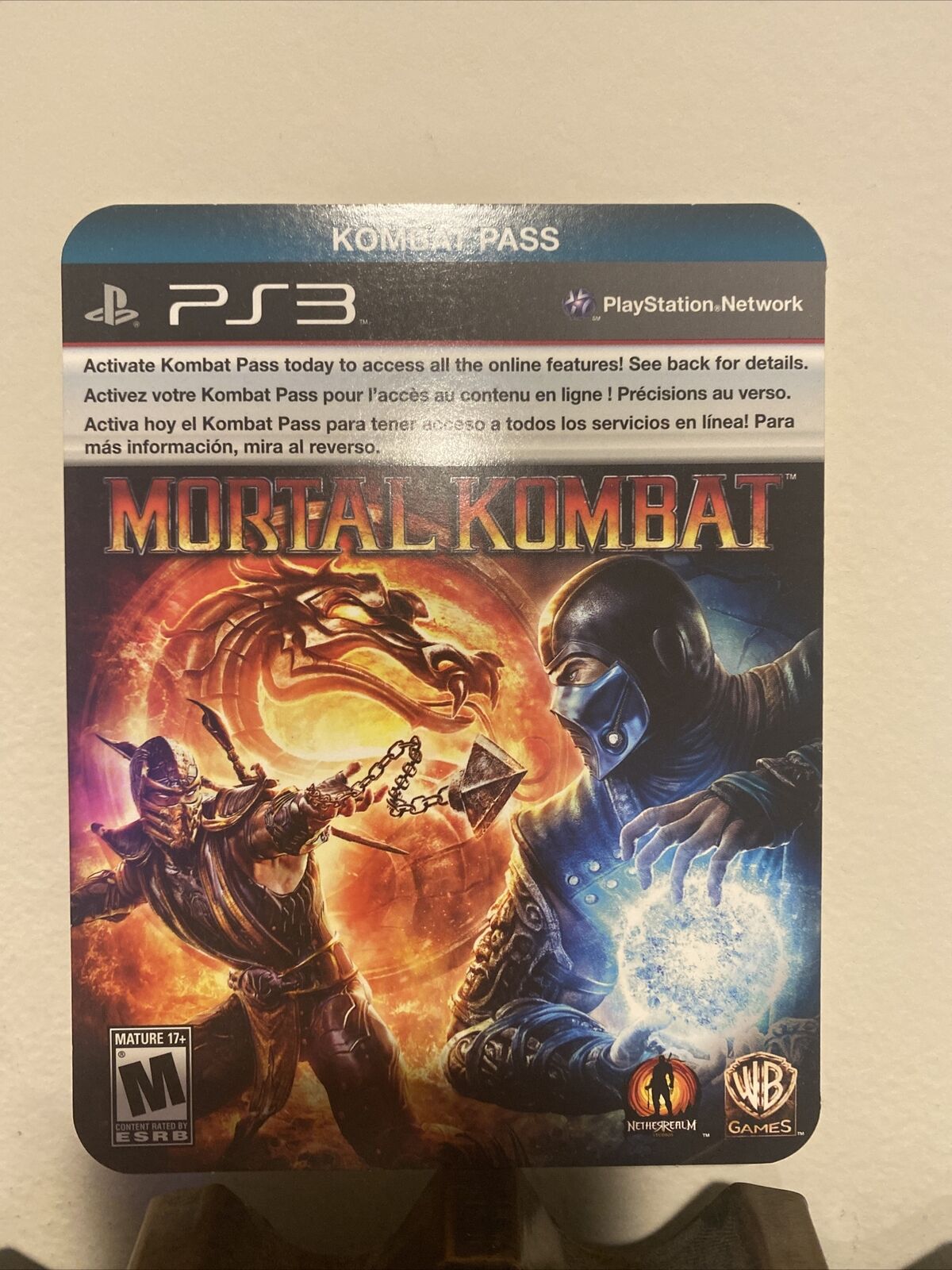 Mortal Kombat Online KOMBAT PASS DLC for PS3