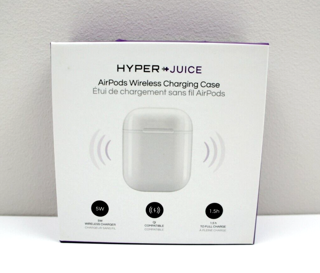 HyperJuice QI Wireless Charging Case/Adapter For Apple Airpods