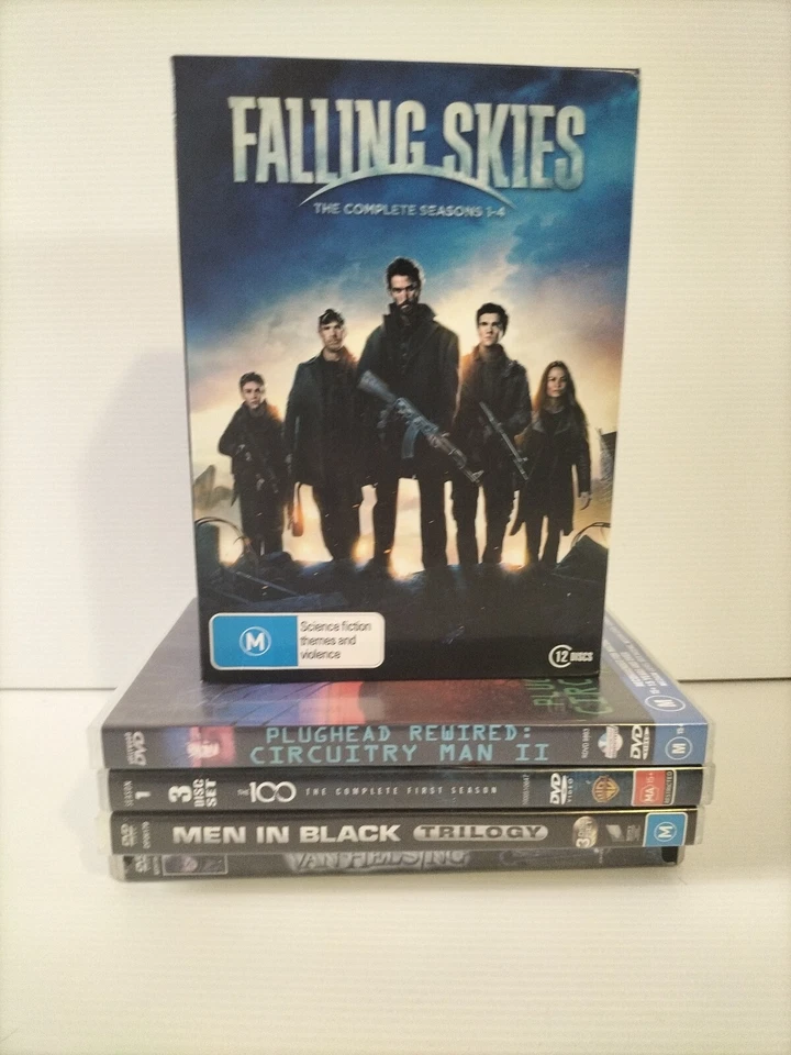 Sci-Fi & Action DVD Lot – Falling Skies 1-4, The 100, MIB Trilogy & More! - Image 2 of 4