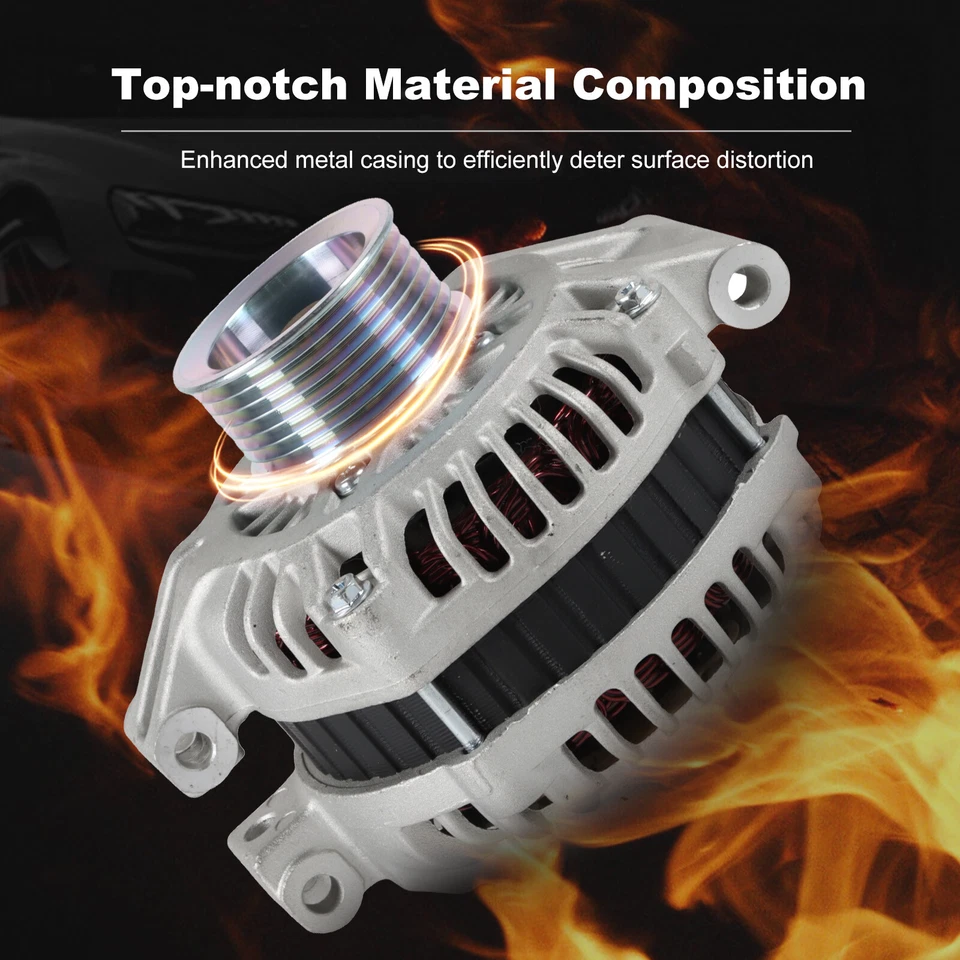 Alternator 13966 For 2002 2003 2004 2005 2006 HONDA CR-V 2.4L / Acura RSX 2.0 US Foto 2 de 4