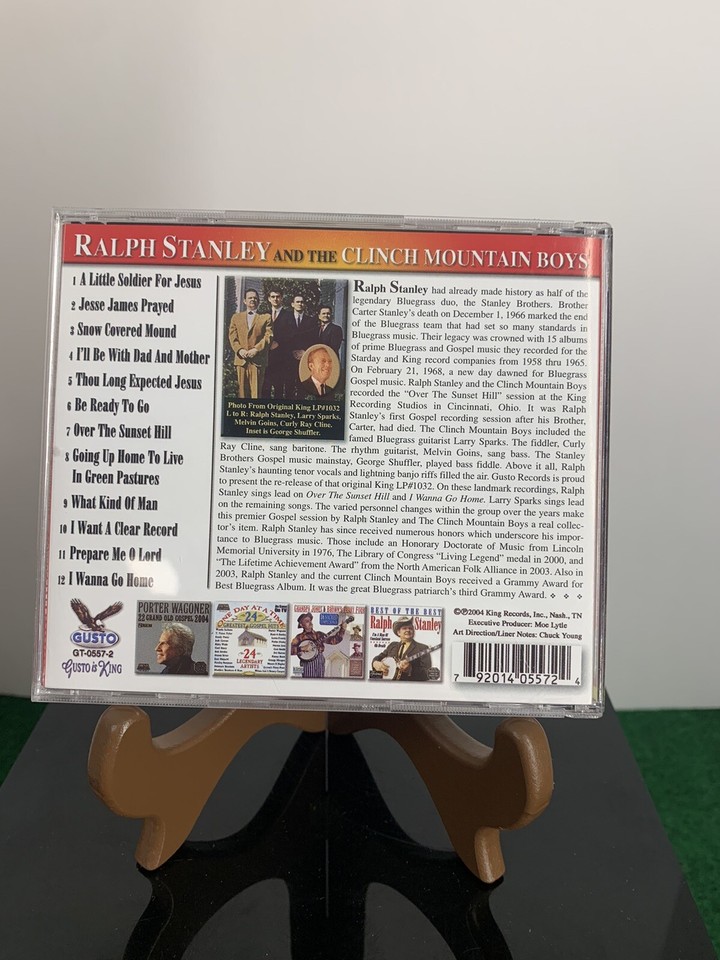 Ralph Stanley And The Clinch Mountain Boys Over The Sunset Hill CD