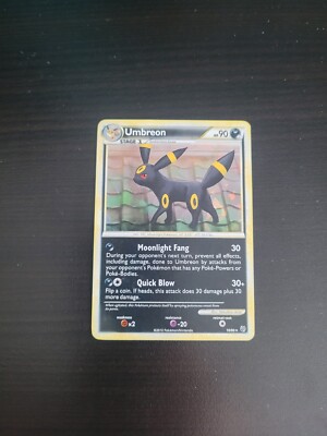 Pokémon TCG Umbreon Undaunted 10/90 Reverse Holo Rare