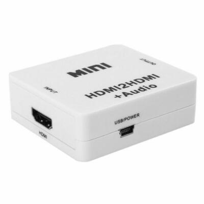 HDMI-Eingang Mini HDMI2HDMI Audio Konverter HDMI Extractor Splitter 3,5mm Output