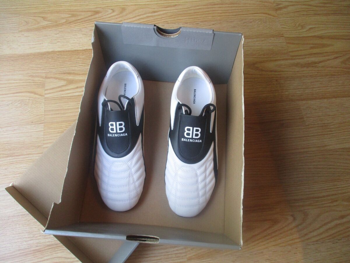$595 Balenciaga Zen Low Top White Black Sneakers Womens sz $595 Balenciaga Zen Low Top White Black Sneakers Womens sz