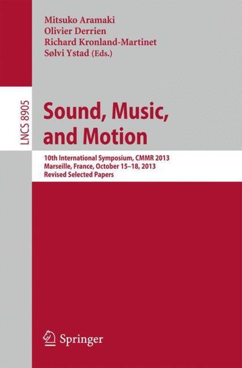 Thumbnail - Mitsuko Aramaki (u. A.) | Sound, Music, And Motion | Taschenbuch |
