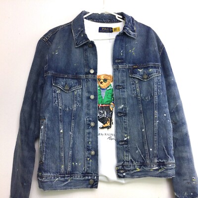 Polo Ralph Lauren Denim & Supply Hand Applied Paint Splatter