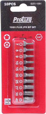 TORX PLUS IPR, Torx Plus 5-Point Tamper-Proof Security Bits IPR 7-IPR 40, 25mm,