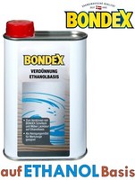 Bondex 250Ml VerdüNnung Ethanol-Basis FarbverdüNner FüR Lack Lasur LöSungsmittel