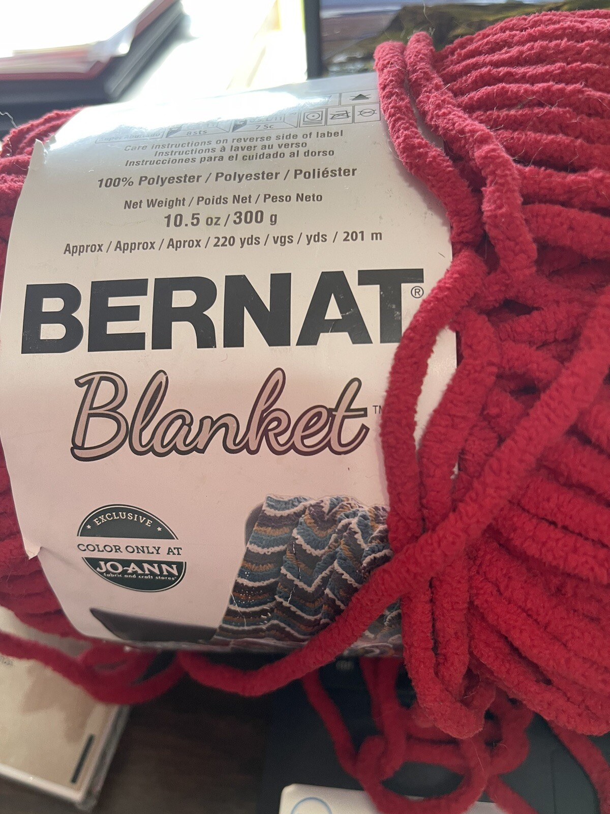 2 Skeins Of BERNAT BLANKET YARN eBay
