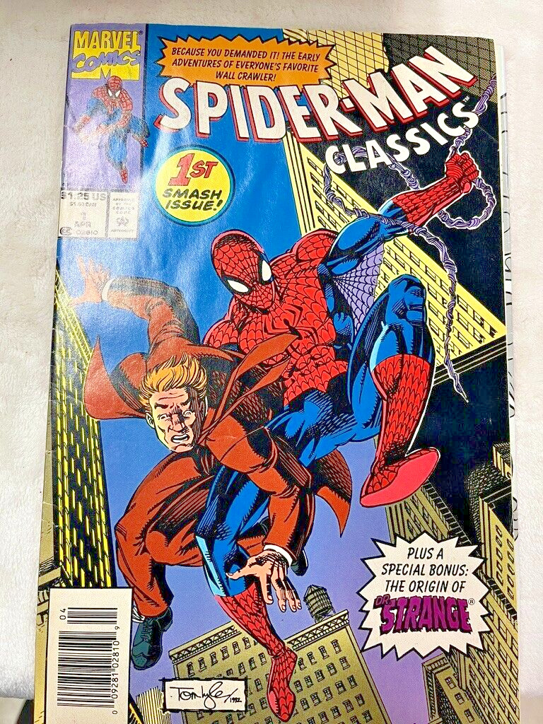Spider-Man Classics #1 (Marvel Comics, April 1993 02810) Guest App. Dr Strange