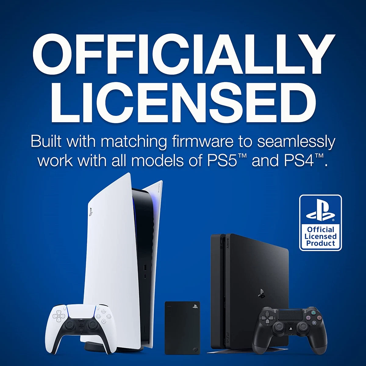 Seagate Game Drive for PS4 and PS5 2TB Portable External Hard