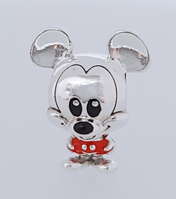 New 100% Authentic PANDORA 925 Disney Mickey Mouse Red Trousers Charm 798905C01