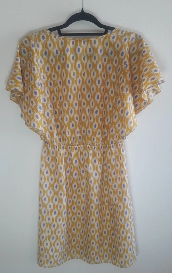 Soprano Woman's Yellow Semi-Sheer Dress Size Medium M - Image 2 of 3