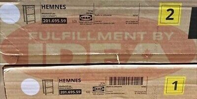 Brand New IKEA HEMNES White Shoe Cabinet with 2 Compartments Brand New IKEA HEMNES White Shoe Cabinet with 2 Compartments