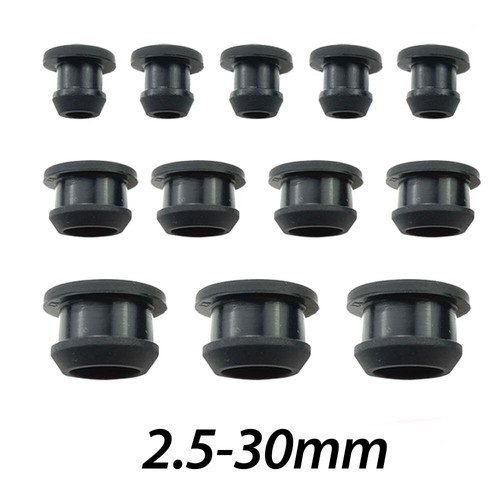 Silicone Rubber Snap-in Grommet Plug Bungs Cable Wiring Protect Bushes 2.5~30mm - Afbeelding 1 van 10