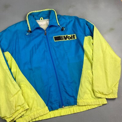 VINTAGE 80s VOIT Tennis Retro Windbreaker Jacket sz XL Adult | eBay