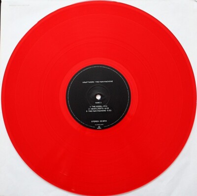 KRAFTWERK LP Man Machine RED VINYL UK + BOOKLET Limited Edition