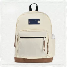 Backpack Superbreak Leather Bottom 31L School Bag Unisex 11colors