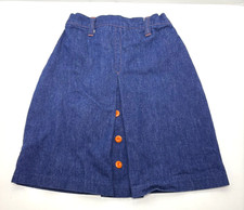 Vintage 1980s JCPenneys Denim Skirt--Size 6 Little Girls