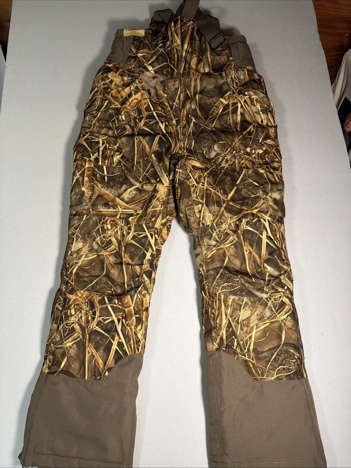 Magellan Outdoors Insulated Hunting Bibs RealTree Max 7 Waterproof Size M