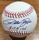 Pete Rose Signed Baseball Inscribed Hit King - Cincinnati Reds - JSA COA