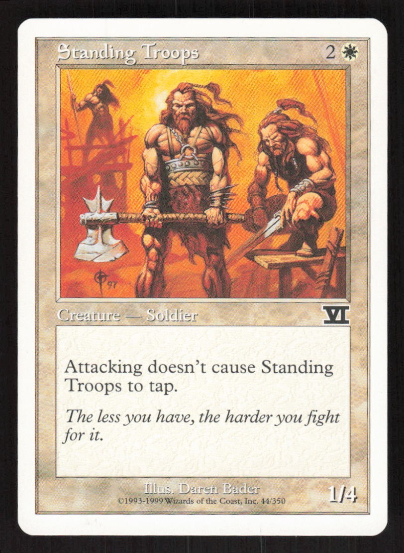 1999 Standing Troops Classic Sixth Edition 44 MTG