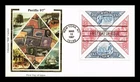 Dr Jim Stamps Pacific 97 Block Colorano Silk Cachet First Day Cover