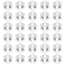 100 x Clothes Hanger Marker 4XL Size Tag Fit 0.24 Inch Square