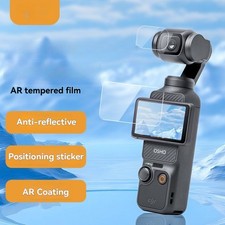 For DJI Pocket 3 AR Tempered Glass Screen Protector HD Low-Reflection Lens Mount