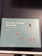 Red Light Therapy Belt for Back  Abdomen, 5000mAh 48-inch 01 , Deep Blue NEW