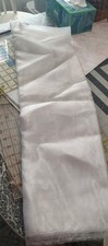 White Crystal Sheer Organza Fabric 1 1/2 yard x 60 inches
