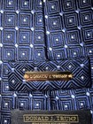 Donald J. Trump Men's Blue Geometric Silk Woven Tie with Logo Accent — photo 4