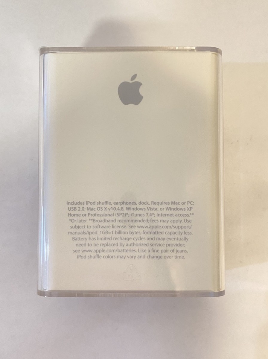 Sealed New In Box Apple iPod shuffle 2nd Generation Silver (1 GB