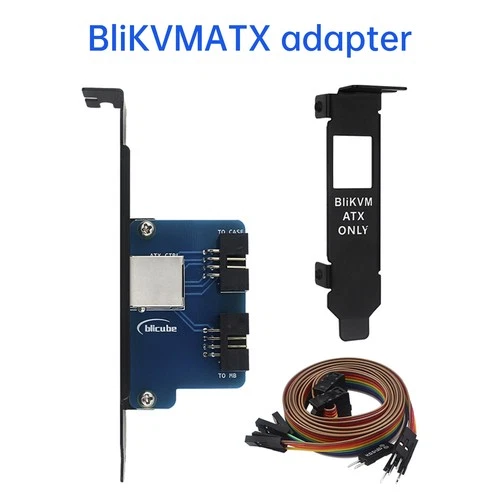 BliKVM v4 Zubehör BliKVM ATX Adapter Board Kurze Halterung 8 Pin Dupont Linie