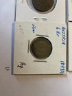AUSTRIA 4 coins = three 1 kreuzer 1800,1851, + 6 kreuzer 1849 SILVER — photo 2