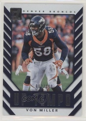 2017 Panini Donruss Up Tempo Holo 82/100 Von Miller #17 03rx