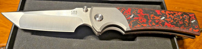 Chaves Knife Group (CKG) 2022 - Exclusive 229 Liberation Tanto w/ Red Lava Scale