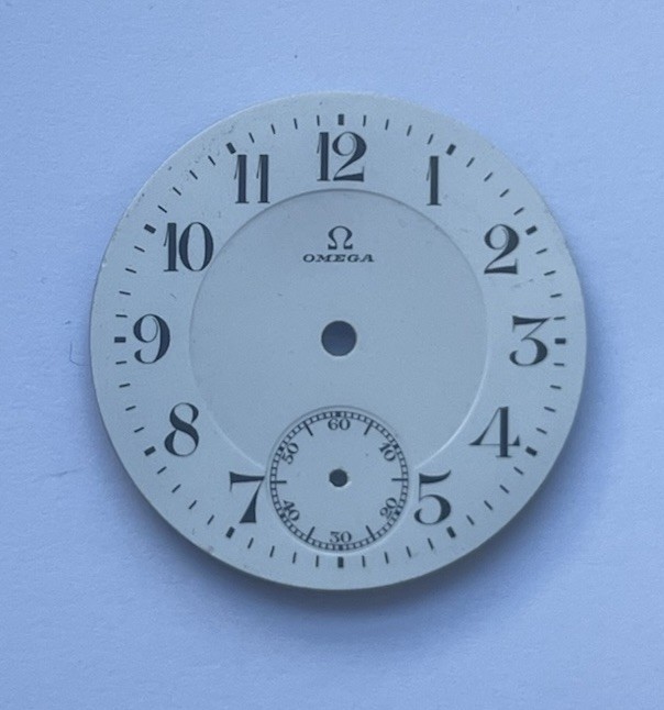 Cadran neuf montre gousset marque Omega dial pocket watch 29,7 mm N24