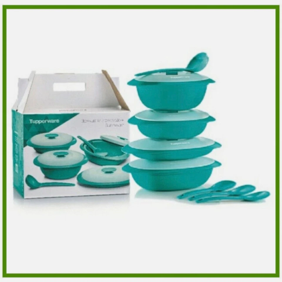 Tupperware Blossom Microwaveable Serveware Set with Giftbox - Image 2 of 3
