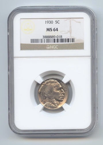 1930 Buffalo Nickel, NGC MS-64