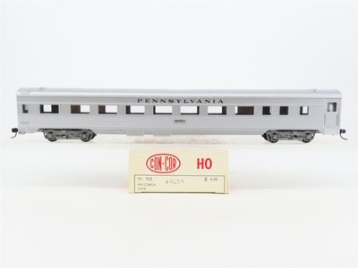 HO Scale Con-Cor H-703 PRR Pennsylvania Coach Passenger Car #4654