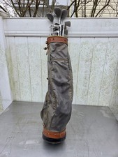 Vintage Golf Bag Made In USA Brown hot,Z