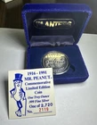 Mr. Peanut 1 Troy Ounce .999  Commemorative 1916-1991 Limited Edition 2119/2720