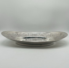  Antik Obst Fuß Servier Schale JUGENDSTIL Versilbert wohl Frankreich um 1900