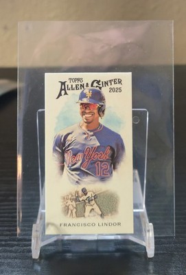 Francisco Lindor 2025 Topps Allen & Ginter 1889 N22 Mini #N222-9  METS